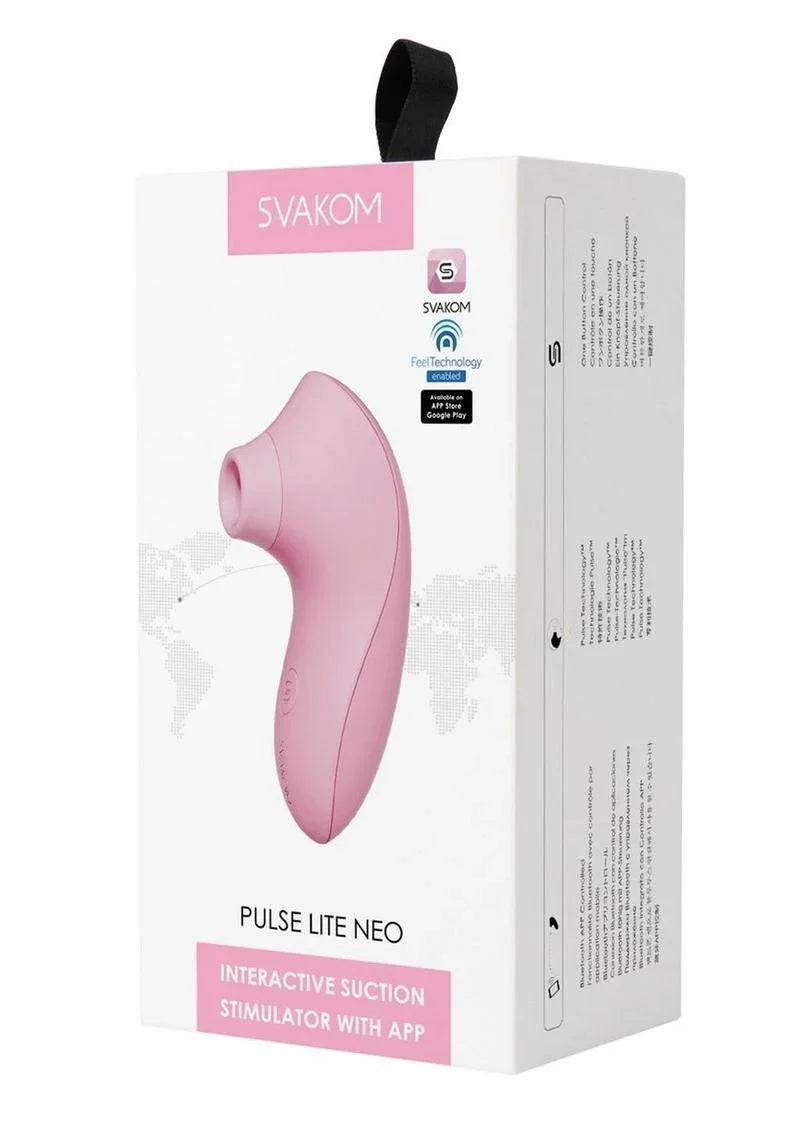 Svakom Pulse Lite Neo Interactive Suction Stimulator - Buy At Luxury Toy X - Free 3-Day Shipping