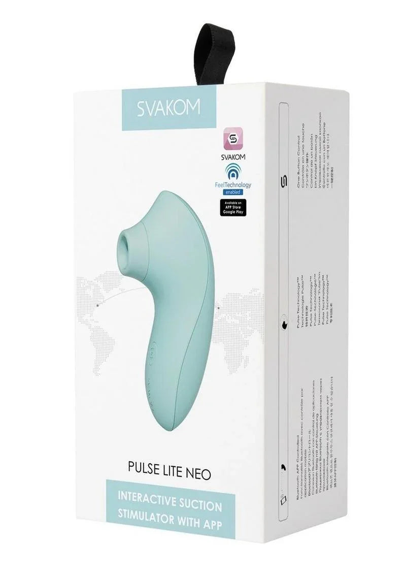 Svakom Pulse Lite Neo Interactive Suction Stimulator - Buy At Luxury Toy X - Free 3-Day Shipping