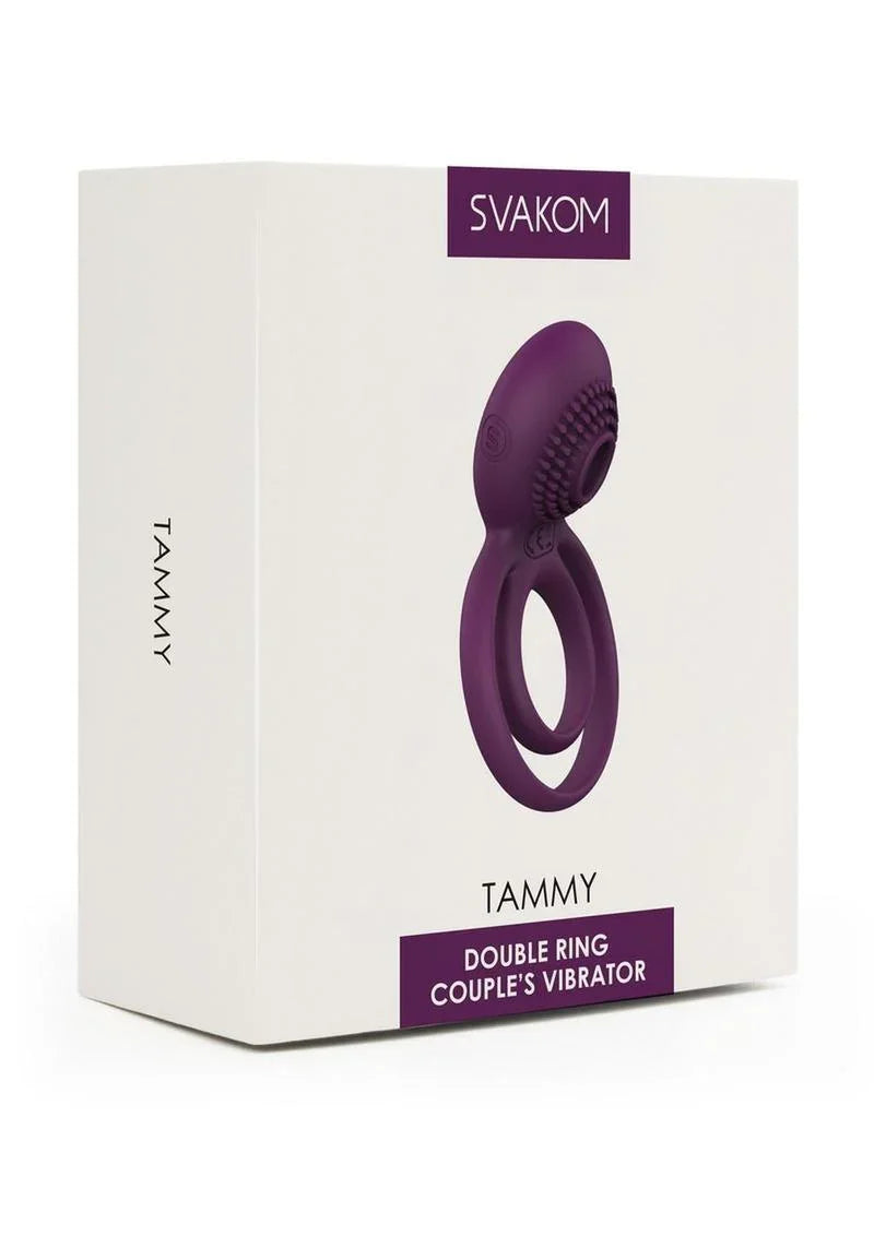 Svakom Tammy Silicone Rechargeable Clitoral Stimulator Couple's Ring - Buy At Luxury Toy X - Free 3-Day Shipping