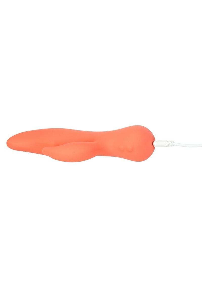 Swan The Blossom Swan Rechargeable Silicone Dual Action Rotate and Clitoral Vibrator - Buy At Luxury Toy X - Free 3-Day Shipping
