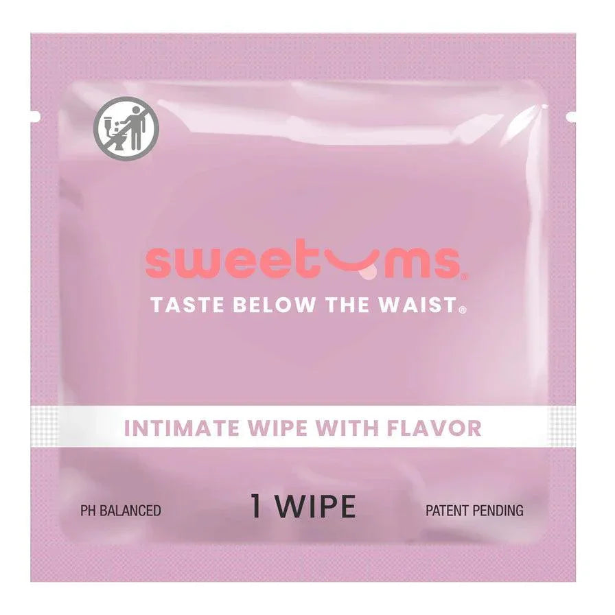 Sweetums Intimate Wipes Grape Flavor 10-Pack - Buy At Luxury Toy X - Free 3-Day Shipping