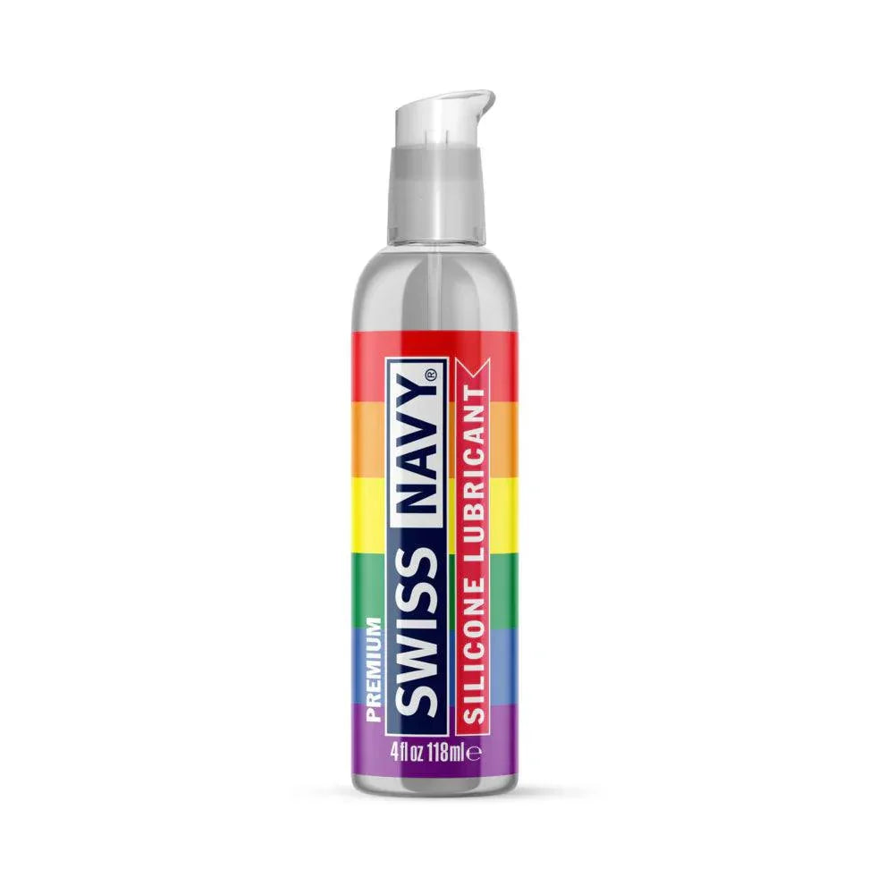 Swiss Navy Premium Silicone Pride Lubricant 4 oz. - Buy At Luxury Toy X - Free 3-Day Shipping