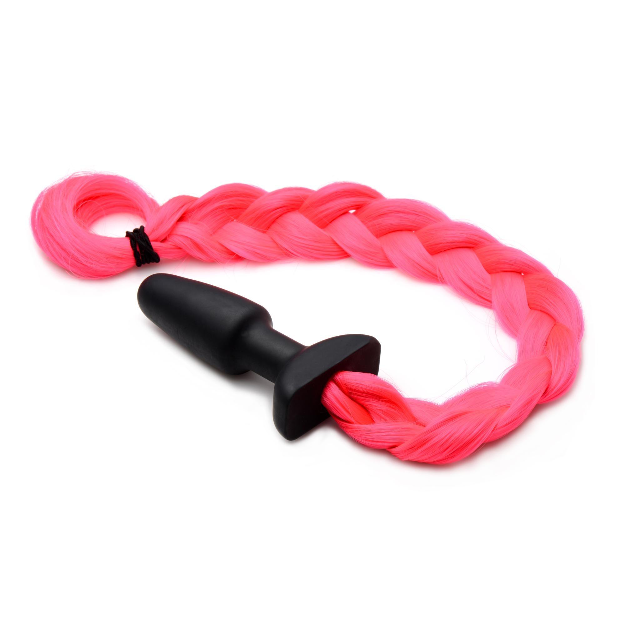 Tailz Hot Pink Pony Tail Anal Plug - Buy At Luxury Toy X - Free 3-Day Shipping
