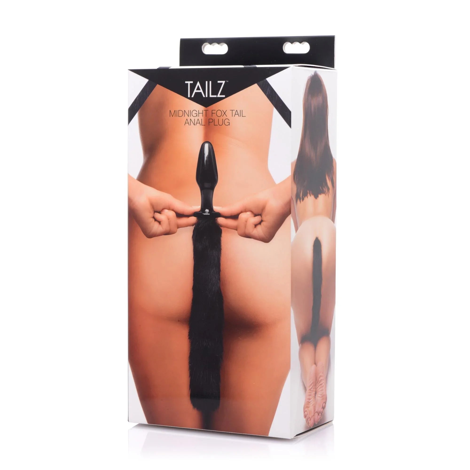 Tailz Midnight Fox Glass Butt Plug with Tail - Buy At Luxury Toy X - Free 3-Day Shipping