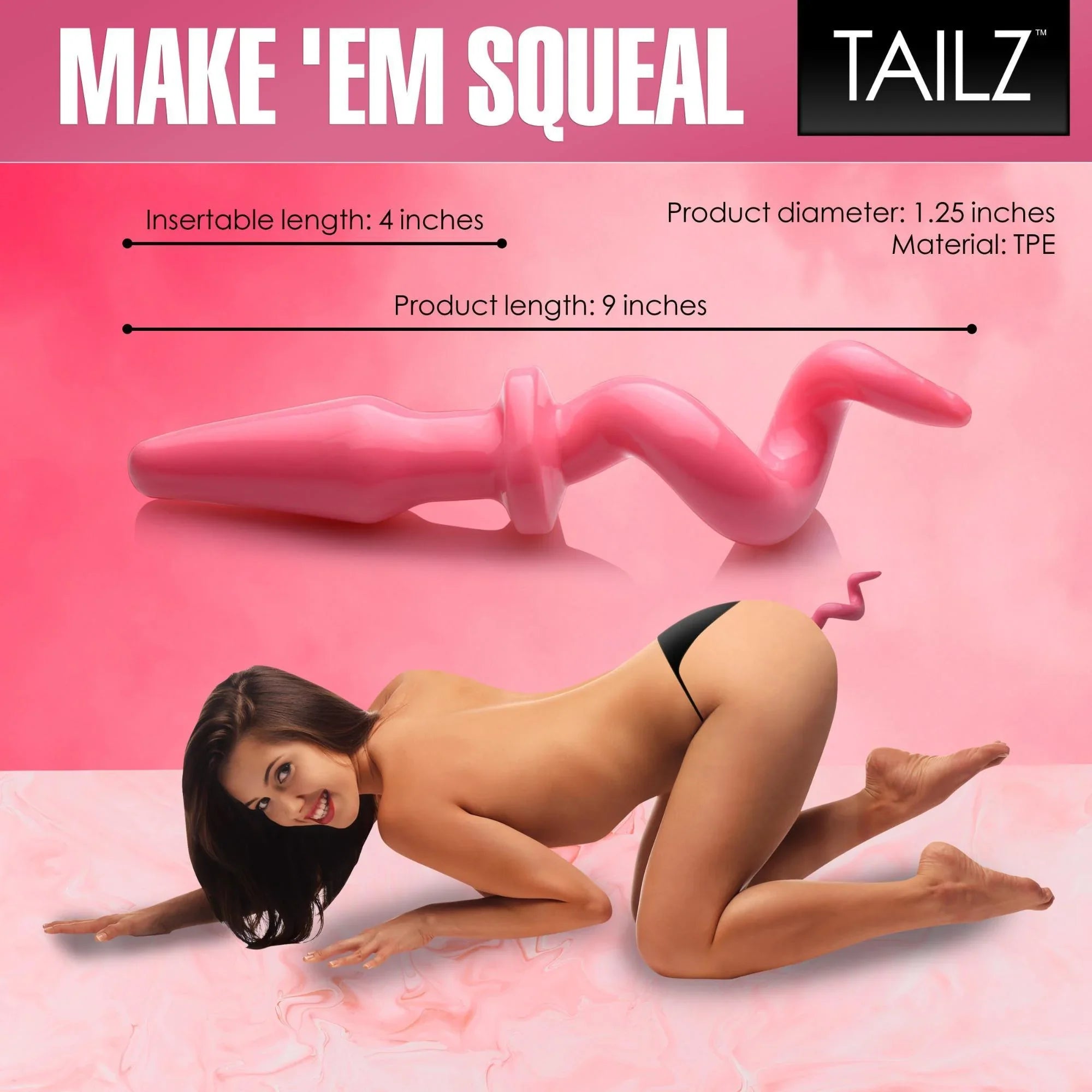 Tailz Piggy Tail Anal Plug - Buy At Luxury Toy X - Free 3-Day Shipping