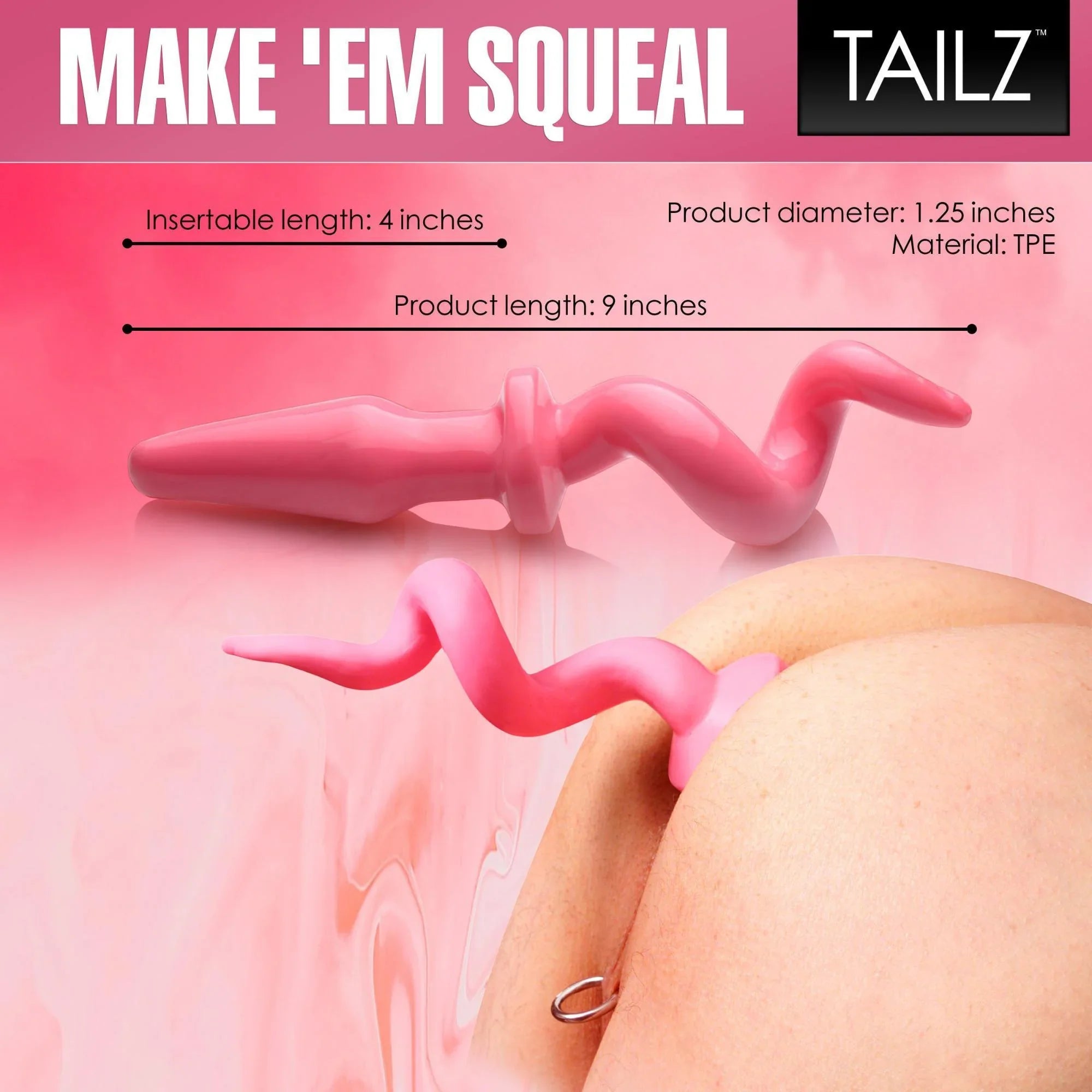 Tailz Piggy Tail Anal Plug - Buy At Luxury Toy X - Free 3-Day Shipping