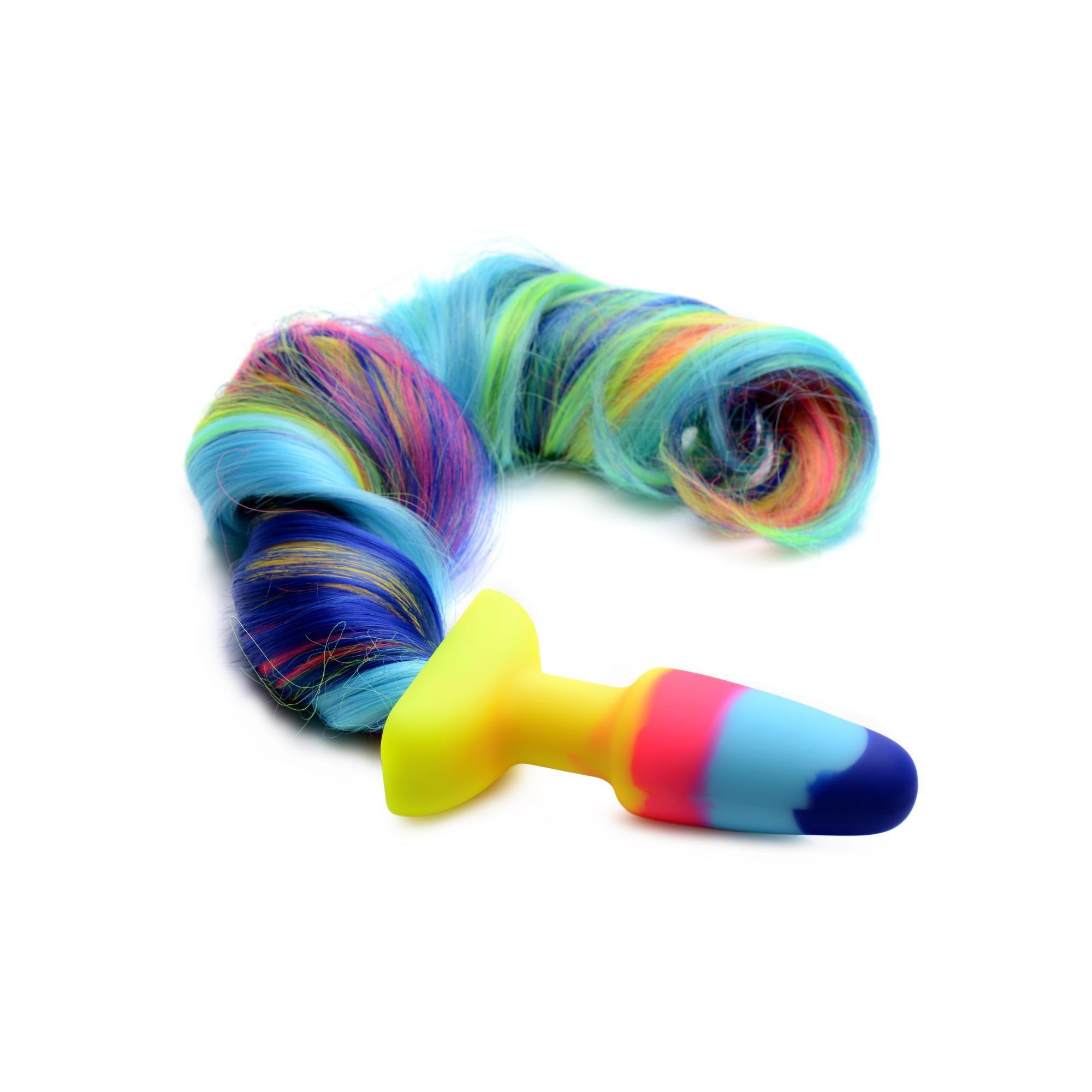 Tailz Rainbow Unicorn Tail Anal Plug - Buy At Luxury Toy X - Free 3-Day Shipping