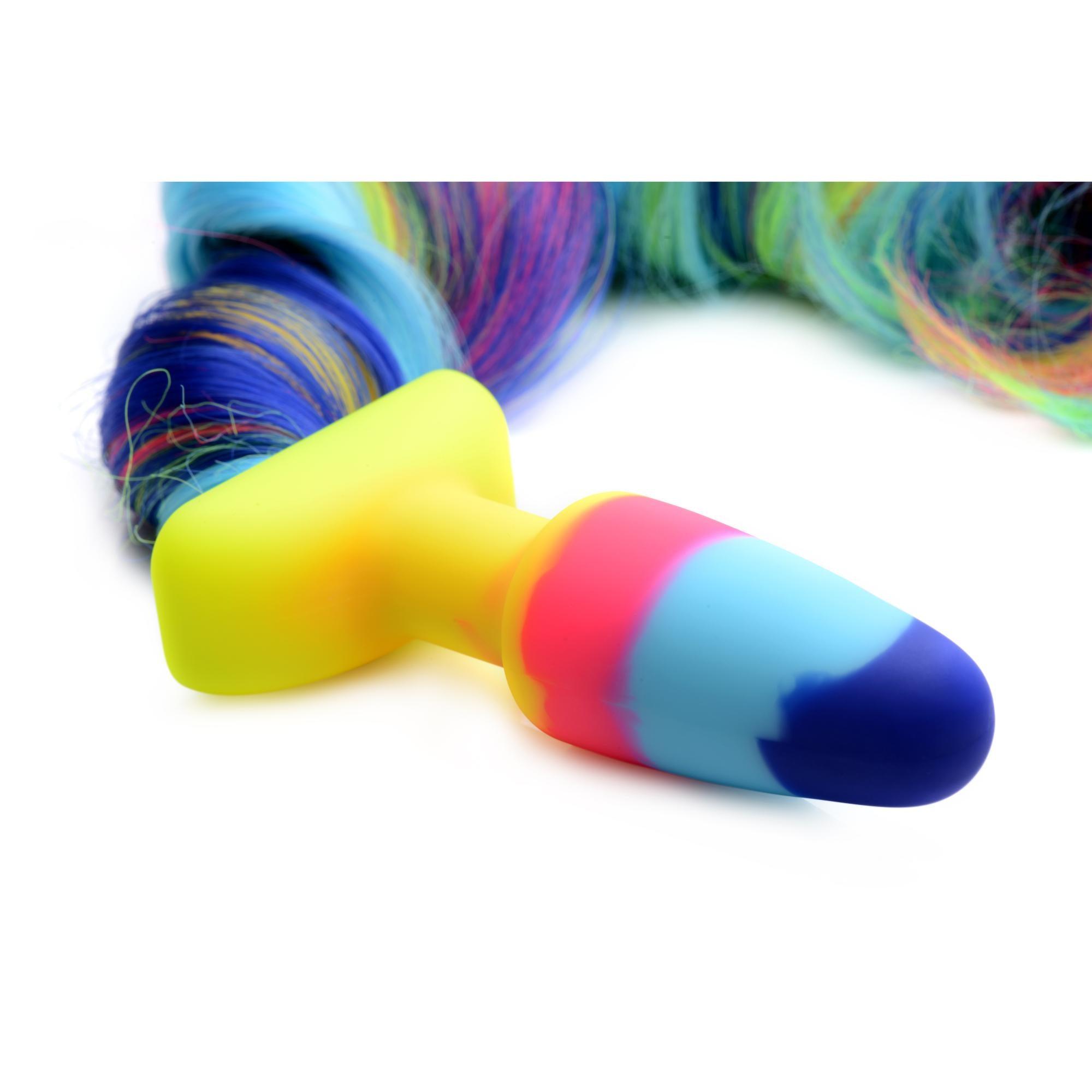 Tailz Rainbow Unicorn Tail Anal Plug - Buy At Luxury Toy X - Free 3-Day Shipping