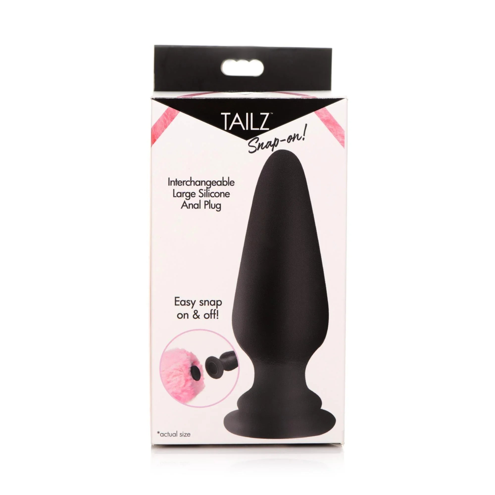Tailz Snap-On Small Silicone Anal Plug - Buy At Luxury Toy X - Free 3-Day Shipping