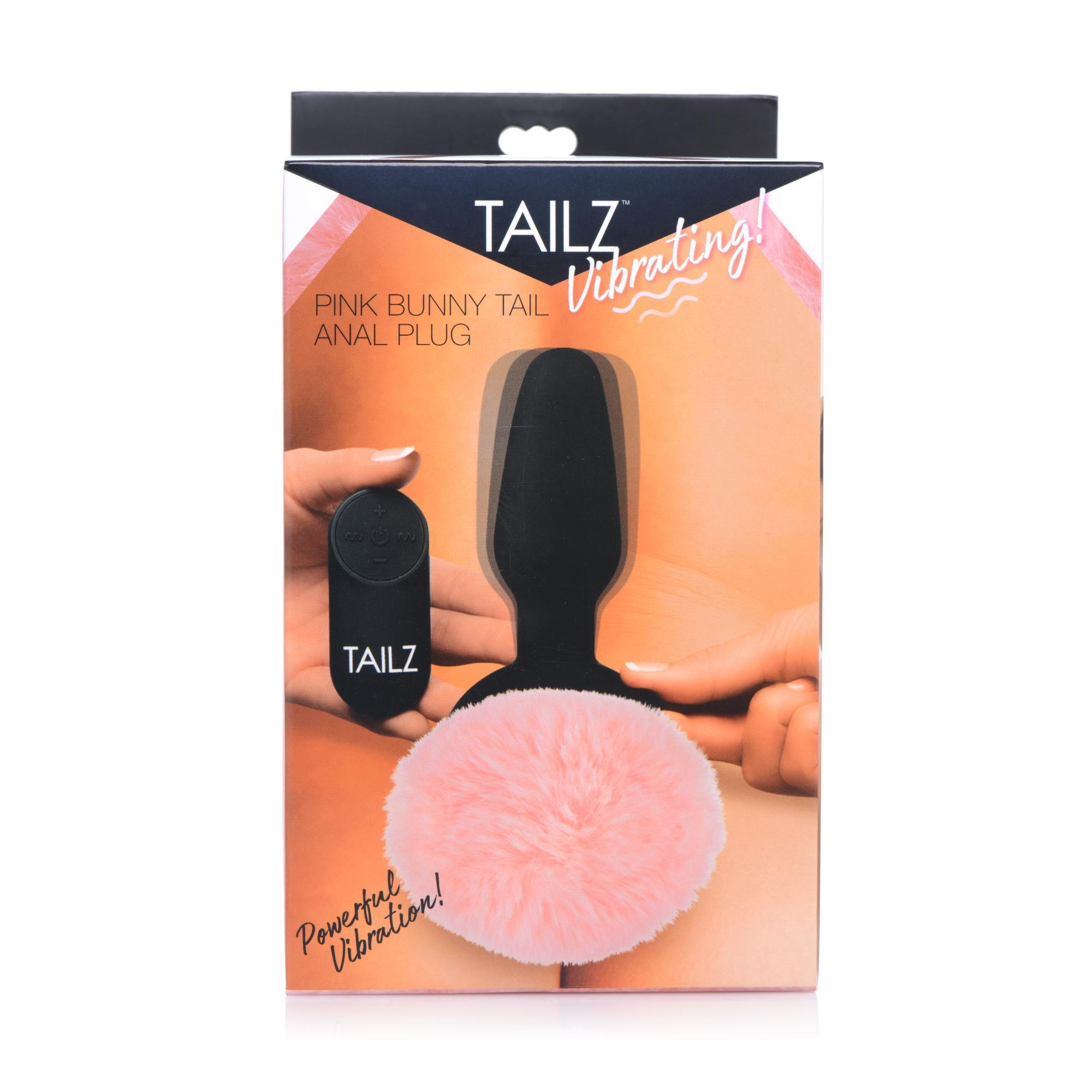 Tailz Vibrating Pink Bunny Tail Anal Plug - Buy At Luxury Toy X - Free 3-Day Shipping