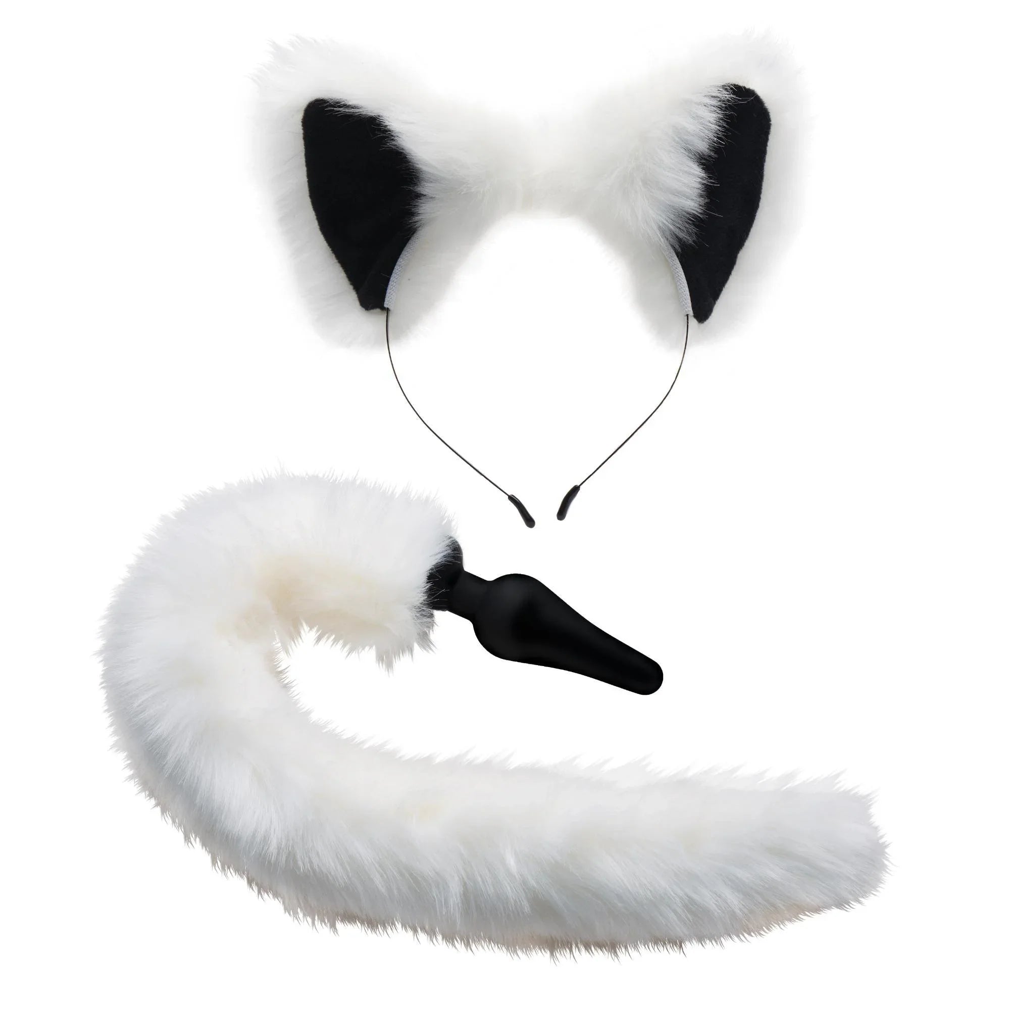 Tailz White Fox Tail and Ears Set - Buy At Luxury Toy X - Free 3-Day Shipping