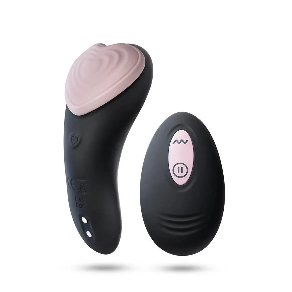 Temptasia Heartbeat Rechargeable Silicone Panty Vibe with Remote - Buy At Luxury Toy X - Free 3-Day Shipping