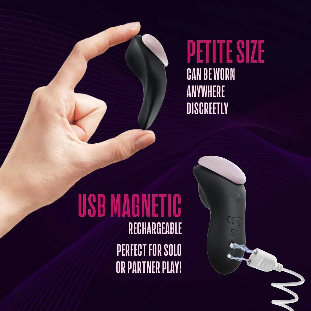 Temptasia Heartbeat Rechargeable Silicone Panty Vibe with Remote - Buy At Luxury Toy X - Free 3-Day Shipping