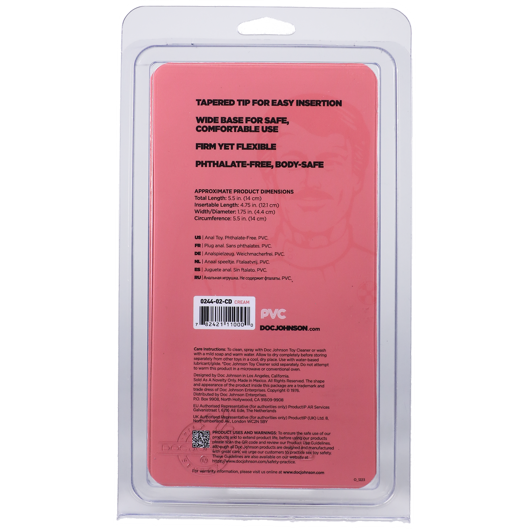 The Classic Butt Plug - Medium - Buy At Luxury Toy X - Free 3-Day Shipping