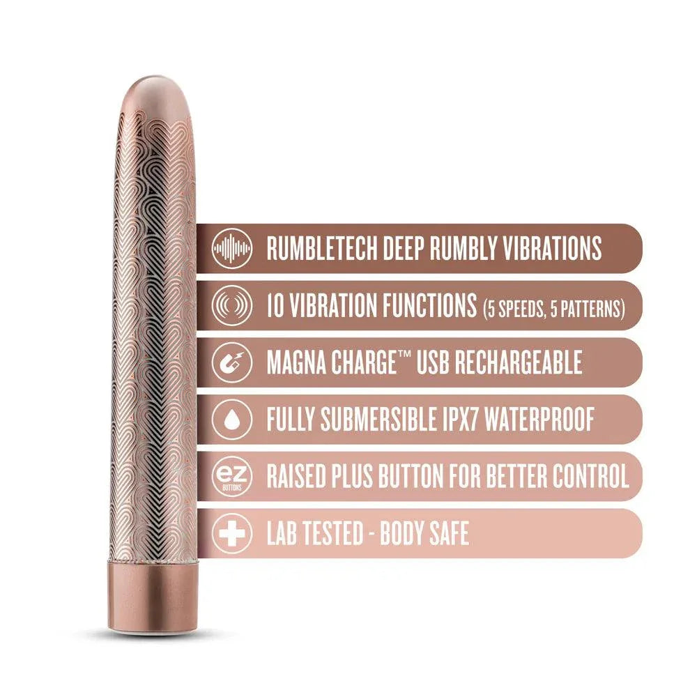 The Collection Lattice Limited Edition Rechargeable 7 in. Vibrator - Buy At Luxury Toy X - Free 3-Day Shipping