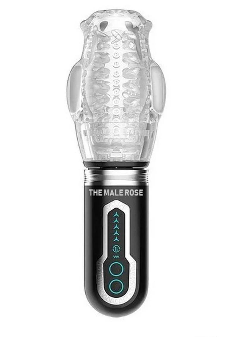 The Male Rose 3 Rechargeable Thrusting Rotating Masturbator - Buy At Luxury Toy X - Free 3-Day Shipping
