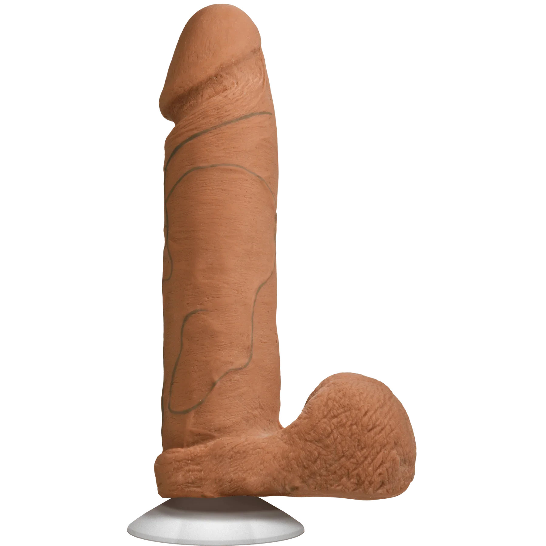 The Realistic Cock - With Removable Vac-U-Lock Suction Cup - ULTRASKYN - 8 Inch (with balls) - Buy At Luxury Toy X - Free 3-Day Shipping
