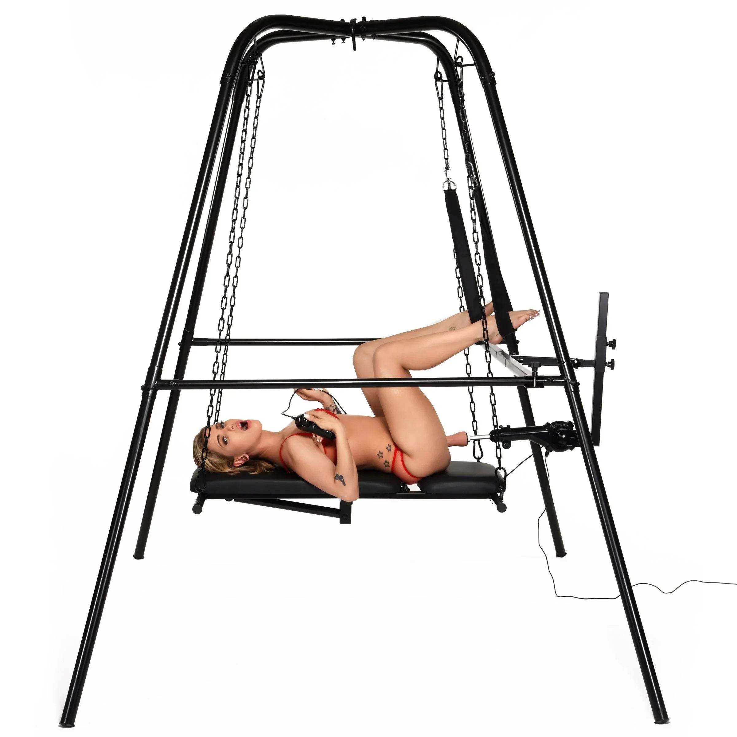 Throne Deluxe Adjustable Sling With Sex Machine - Buy At Luxury Toy X - Free 3-Day Shipping