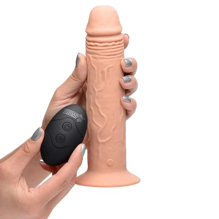 Thump It 7X Remote Vibrating & Thumping Dildo - Buy At Luxury Toy X - Free 3-Day Shipping