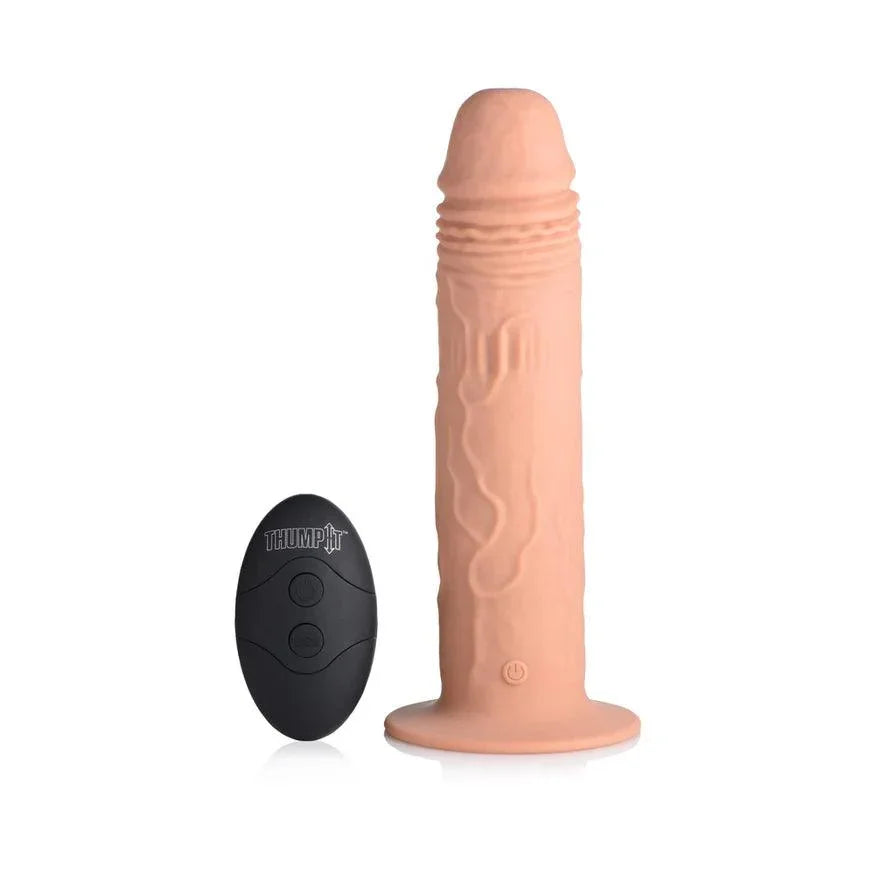 Thump It 7X Remote Vibrating & Thumping Dildo - Buy At Luxury Toy X - Free 3-Day Shipping