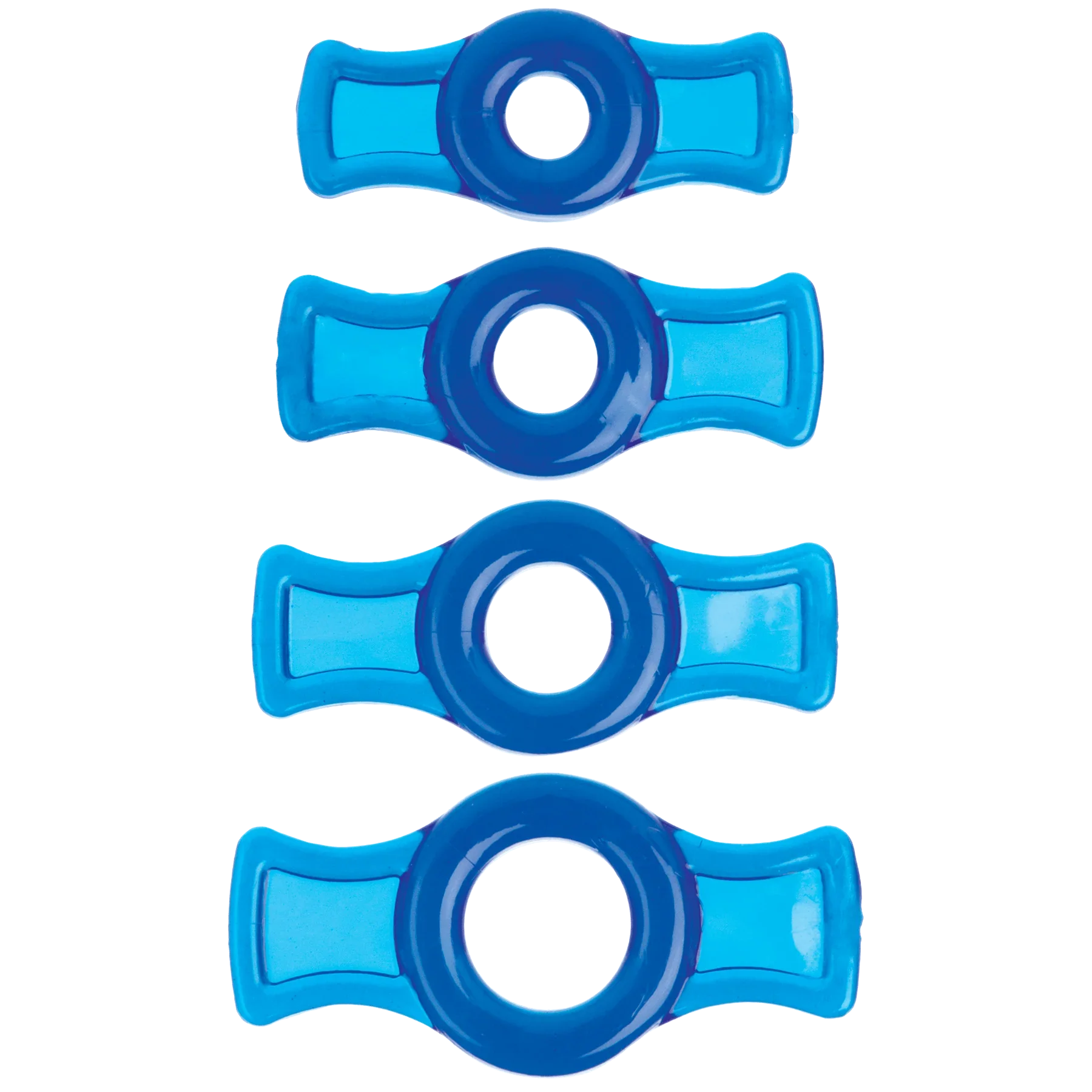 TitanMen Stretch-To-Fit Cock Rings (4 Piece Kit) - Buy At Luxury Toy X - Free 3-Day Shipping