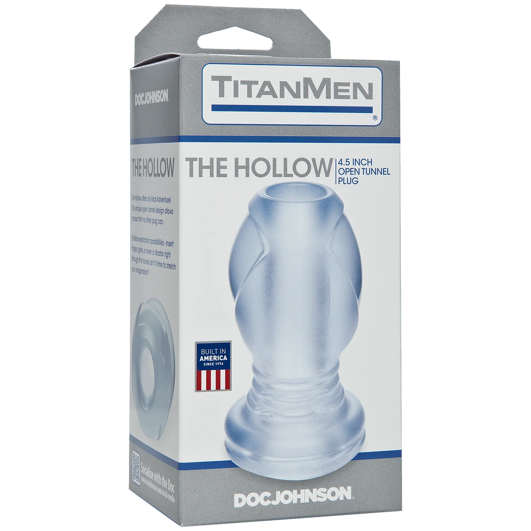 TitanMen The Hollow Open Tunnel Anal Plug - Buy At Luxury Toy X - Free 3-Day Shipping