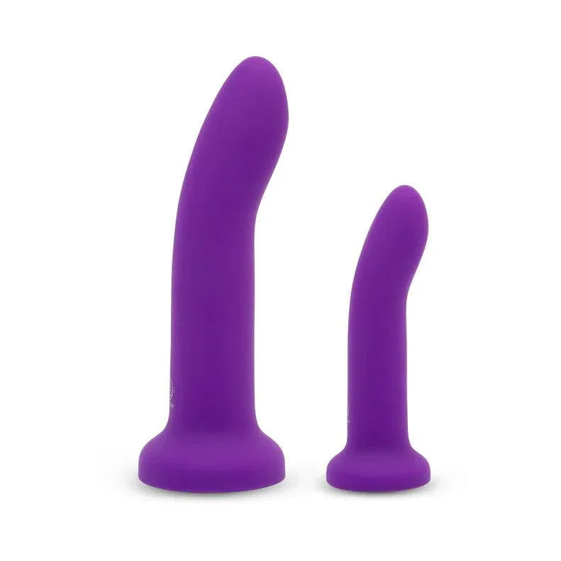 Together Duo 2-Piece 5 / 7 in. Silicone Dildo & Harness Set - Buy At Luxury Toy X - Free 3-Day Shipping