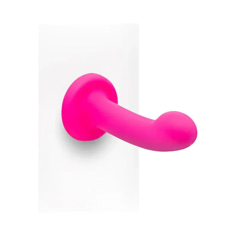 Together Pop 5 in. Silicone Dildo and Harness Set Pink - Buy At Luxury Toy X - Free 3-Day Shipping