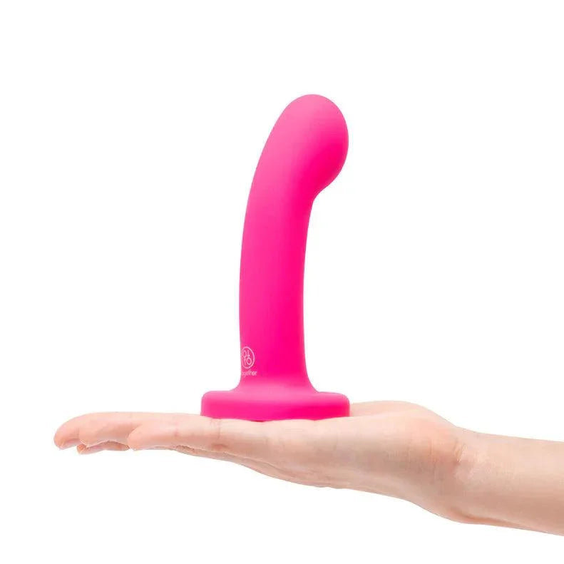 Together Pop 5 in. Silicone Dildo and Harness Set Pink - Buy At Luxury Toy X - Free 3-Day Shipping