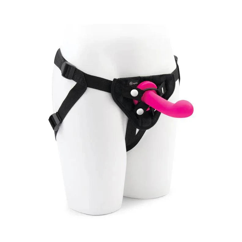 Together Pop 5 in. Silicone Dildo and Harness Set Pink - Buy At Luxury Toy X - Free 3-Day Shipping