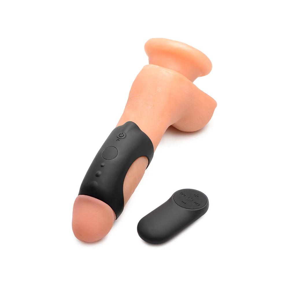 Trinity Men 7X G-Shaft Silicone Rechargeable Cock Ring with Remote Control - Buy At Luxury Toy X - Free 3-Day Shipping