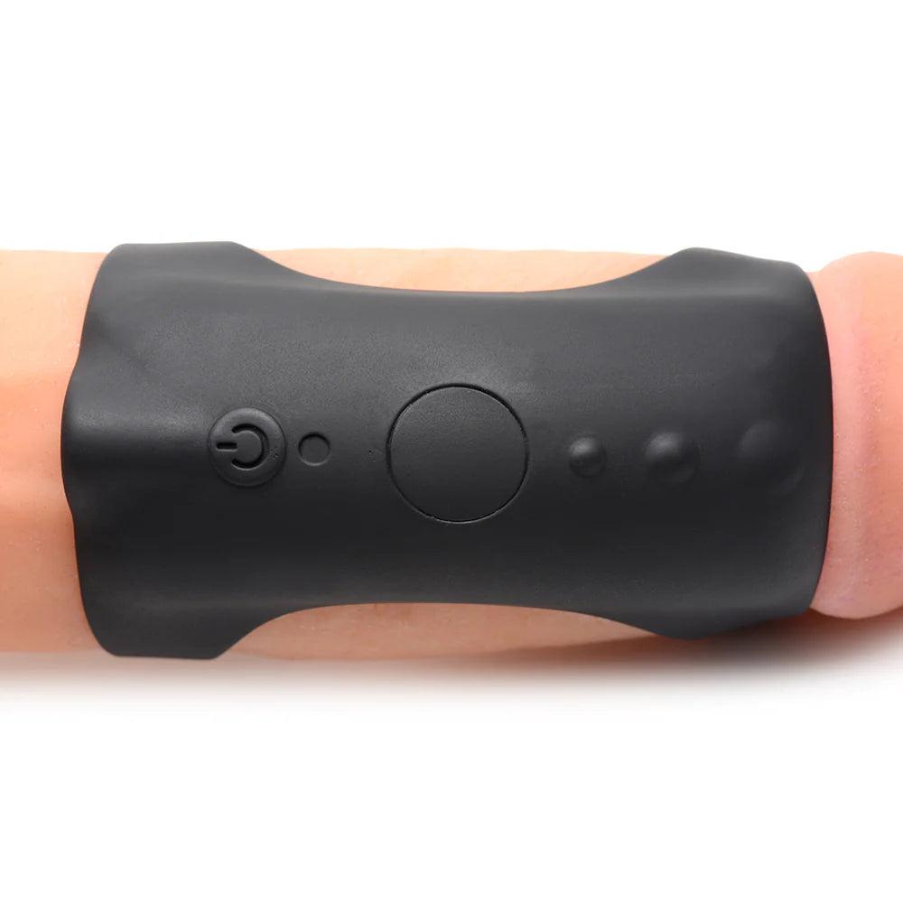 Trinity Men 7X G-Shaft Silicone Rechargeable Cock Ring with Remote Control - Buy At Luxury Toy X - Free 3-Day Shipping