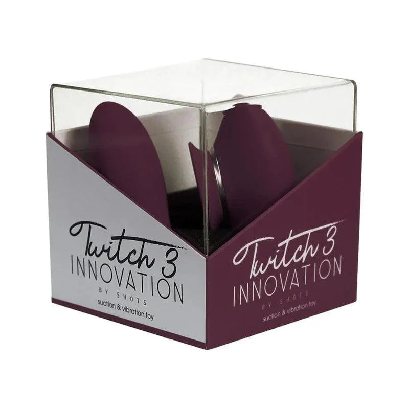 Twitch 3 Silicone Rechargeable Vibrator & Suction - Buy At Luxury Toy X - Free 3-Day Shipping