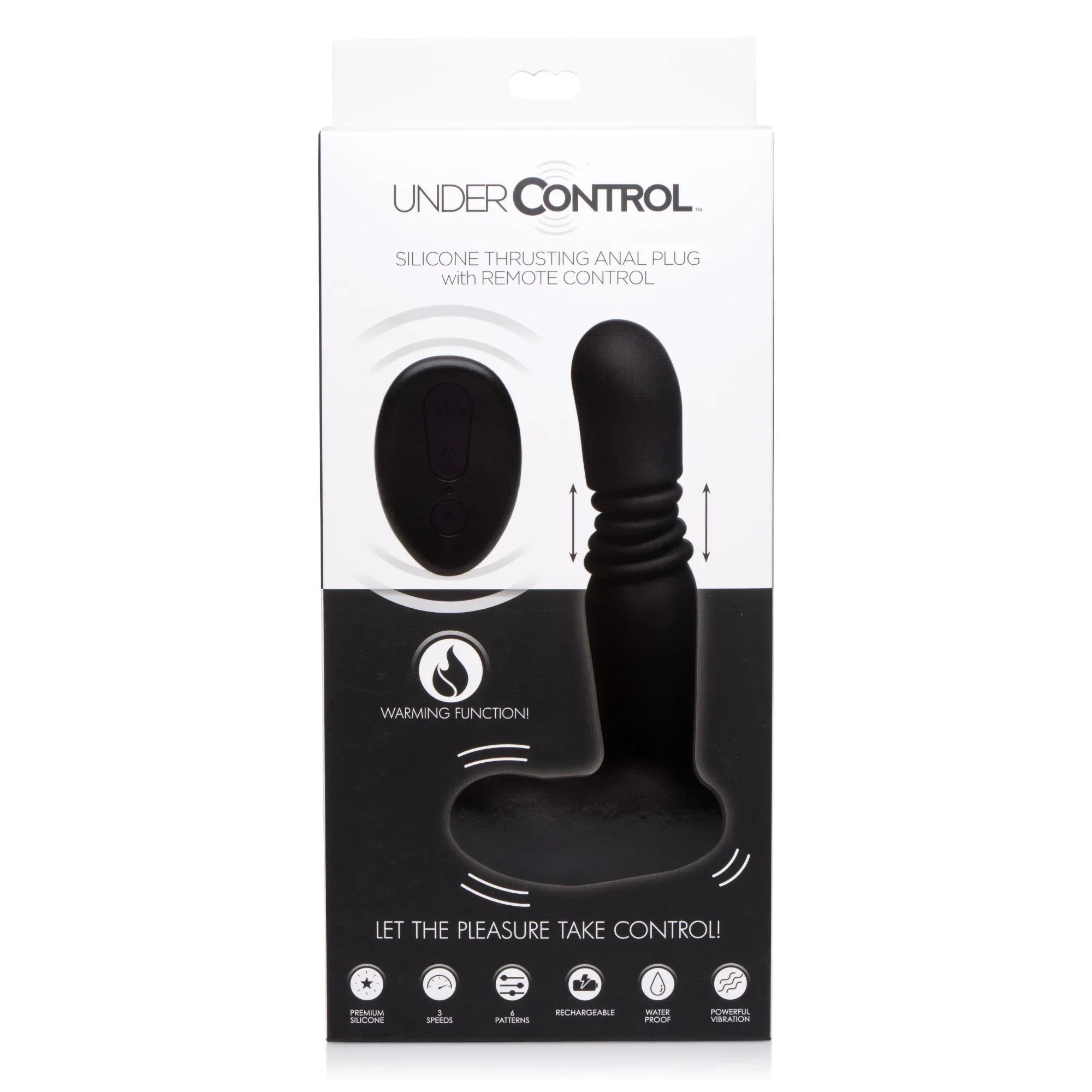 Under Control Silicone Thrusting Anal Plug with Remote Control - Buy At Luxury Toy X - Free 3-Day Shipping