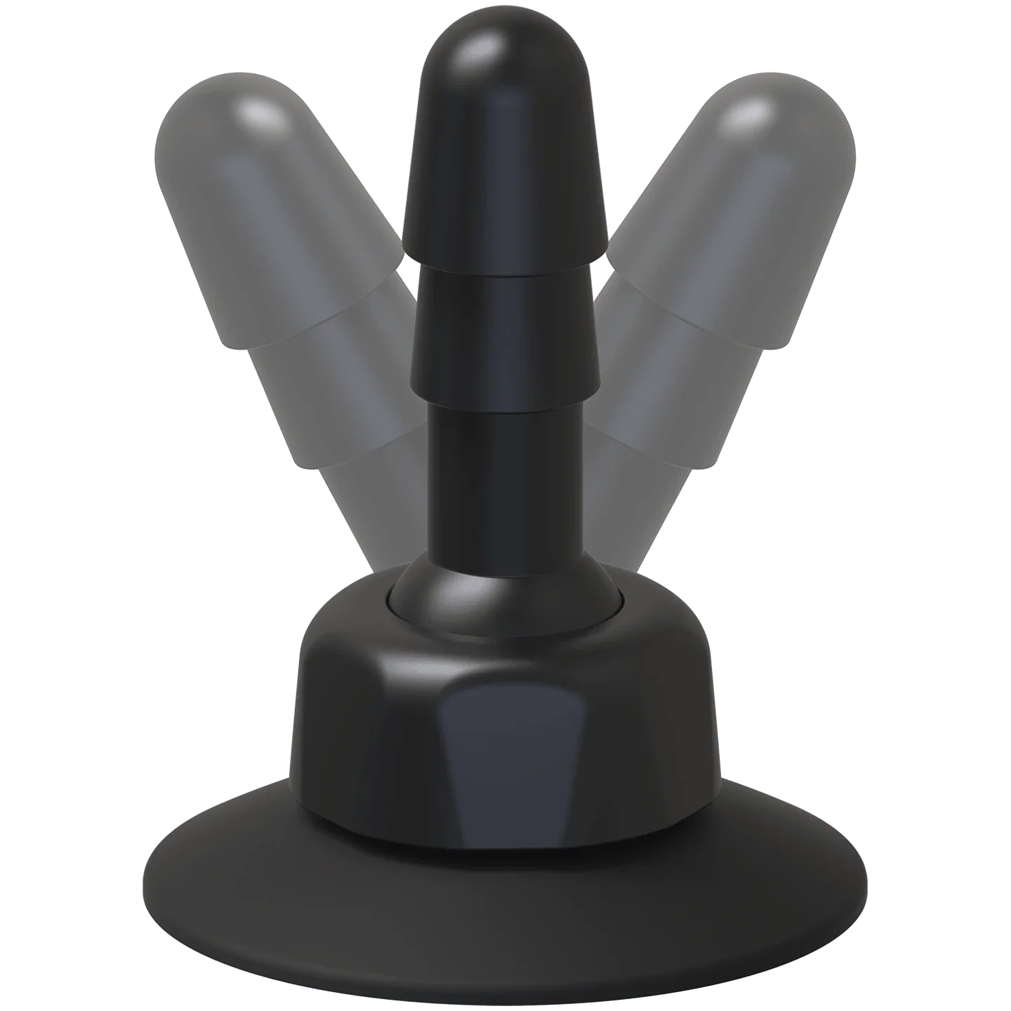 Vac U Lock Deluxe 360 Swivel Suction Cup Plug Black - Buy At Luxury Toy X - Free 3-Day Shipping