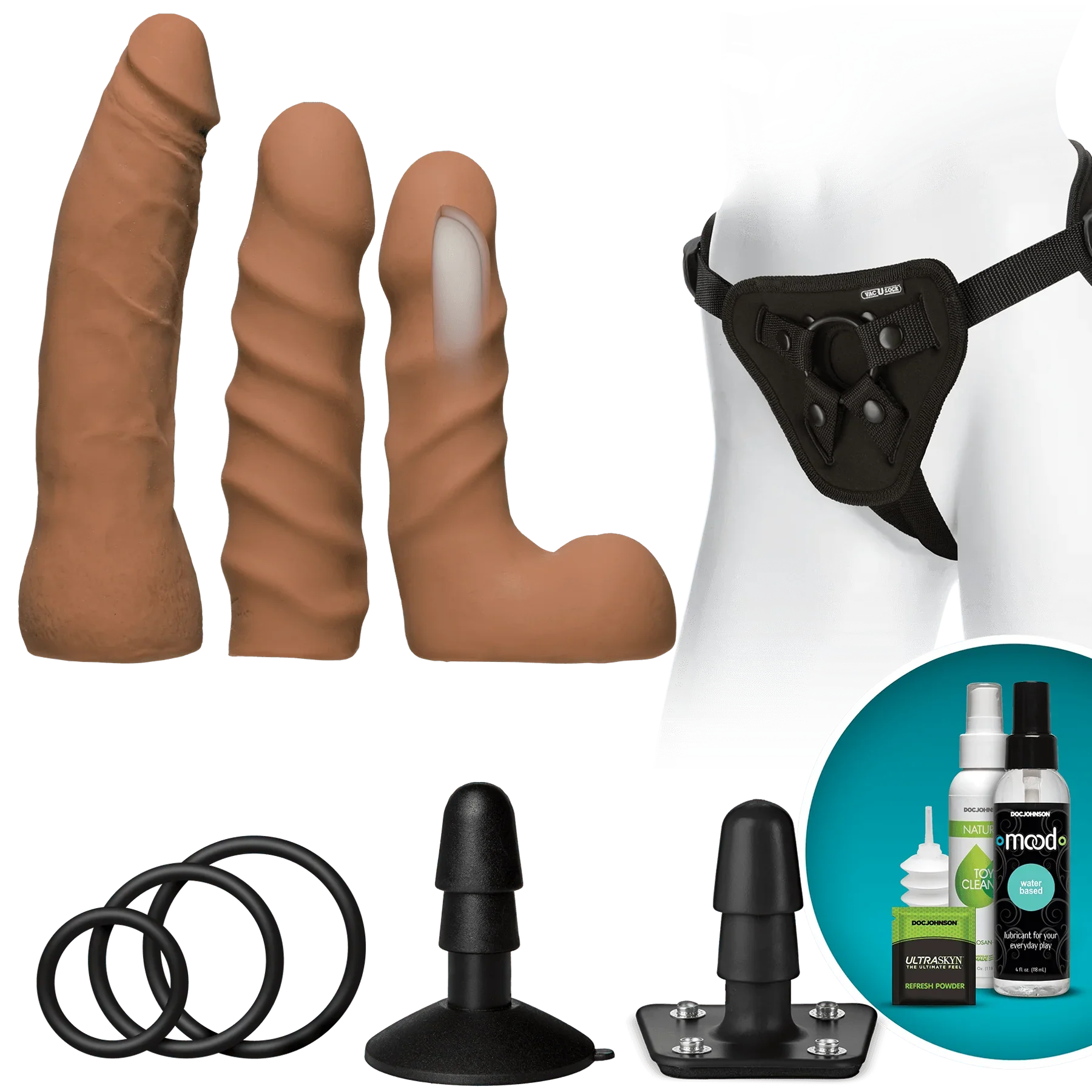 Vac-U-Lock - Dual Density Starter Set - Buy At Luxury Toy X - Free 3-Day Shipping