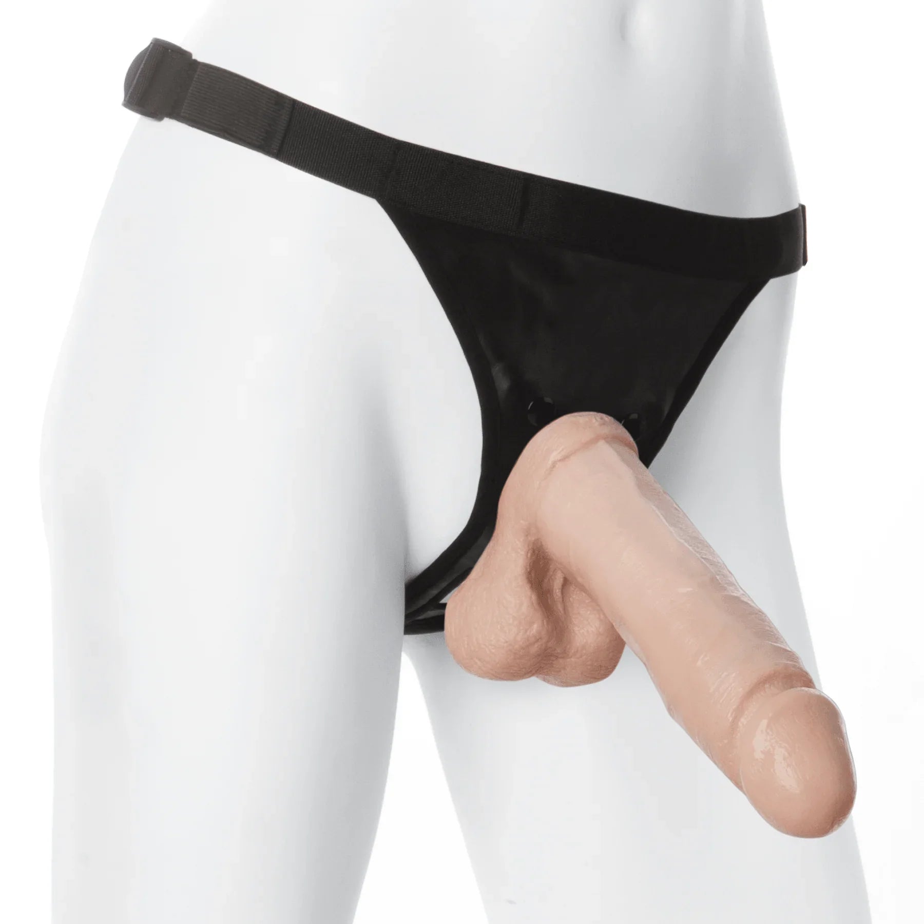 Vac-U-Lock Realistic® Cock - With Ultra Harness - Buy At Luxury Toy X - Free 3-Day Shipping