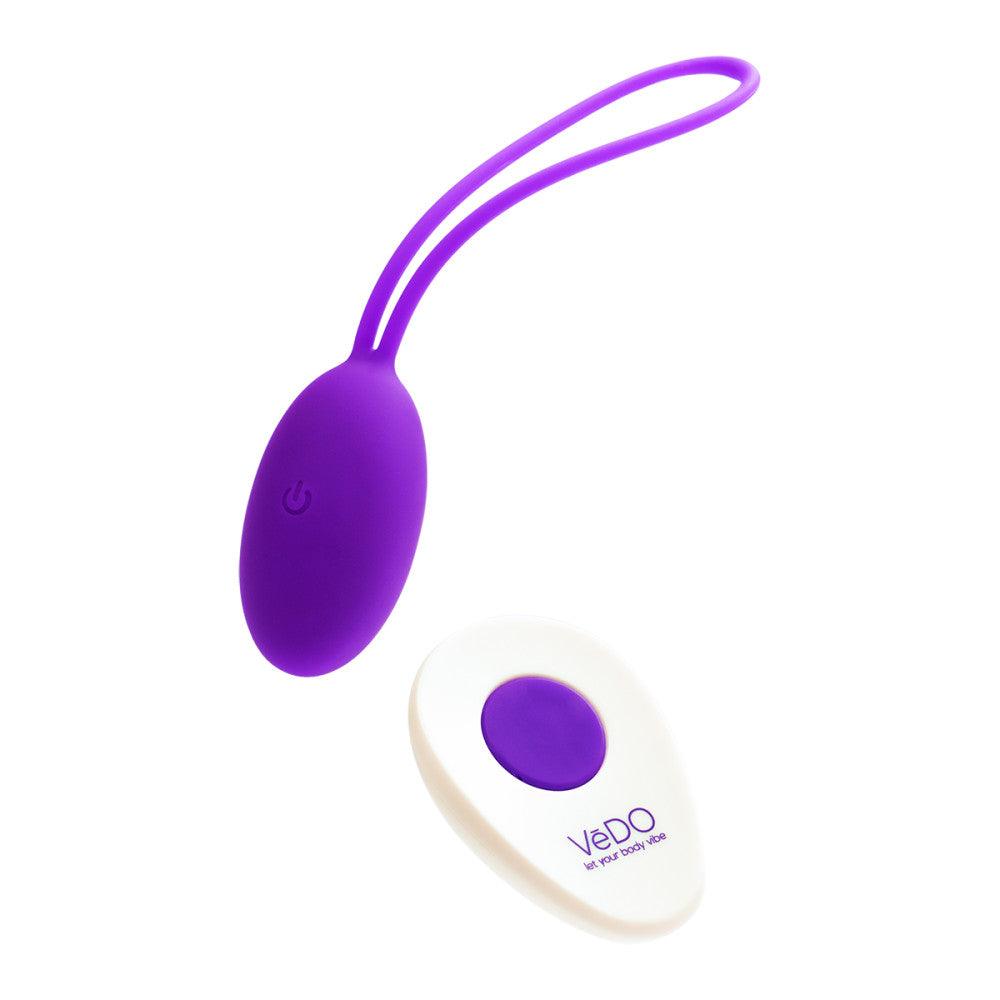 VeDO Peach Rechargeable Silicone Egg Vibrator with Remote Control - Buy At Luxury Toy X - Free 3-Day Shipping