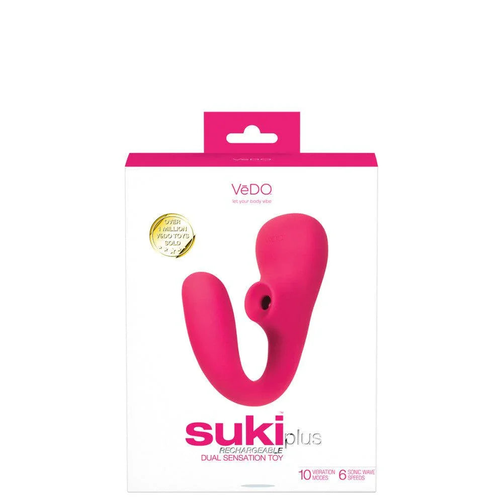 VeDO Suki Plus Rechargeable Silicone Dual Vibrator - Buy At Luxury Toy X - Free 3-Day Shipping