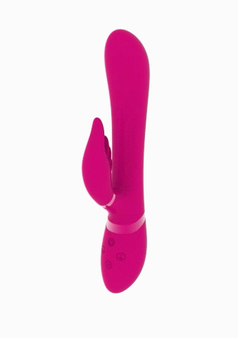 VIVE CHOU Rechargeable Silicone Rabbit Vibrator With Interchangeable Clitoral Sleeves - Buy At Luxury Toy X - Free 3-Day Shipping