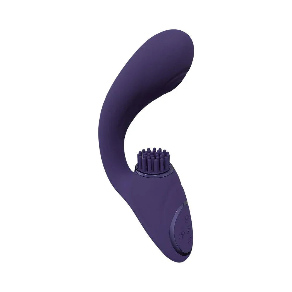 VIVE Gen Rechargeable Triple Motor G-Spot Vibrator with Pulse Wave and Vibrating Bristles - Buy At Luxury Toy X - Free 3-Day Shipping
