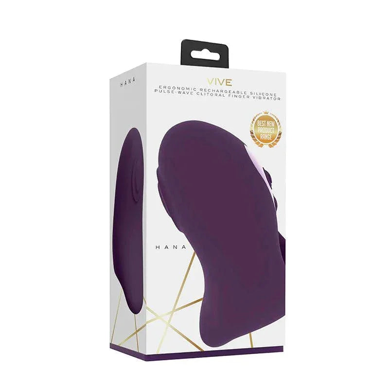 VIVE HANA Rechargeable Pulse-Wave Silicone Finger Vibrator - Buy At Luxury Toy X - Free 3-Day Shipping
