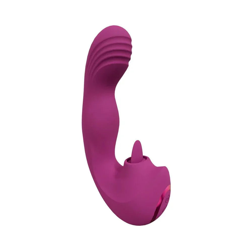 VIVE Yumi Rechargeable Triple Motor G-Spot Finger Motion Vibrator and Flickering Tongue Stimulator - Buy At Luxury Toy X - Free 3-Day Shipping