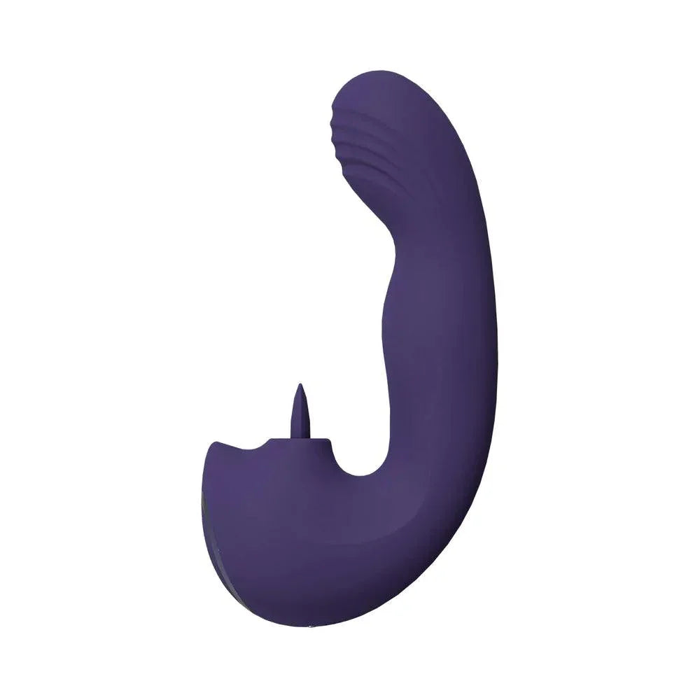 VIVE Yumi Rechargeable Triple Motor G-Spot Finger Motion Vibrator and Flickering Tongue Stimulator - Buy At Luxury Toy X - Free 3-Day Shipping