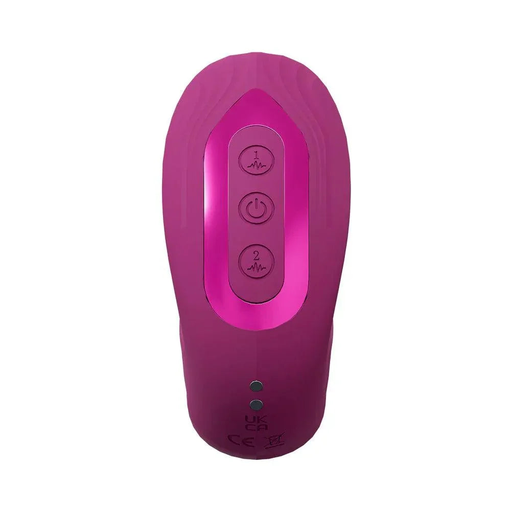 VIVE Yuna Rechargeable Dual Motor Airwave Vibrator with Innovative G-Spot Flapping Stimulator - Buy At Luxury Toy X - Free 3-Day Shipping