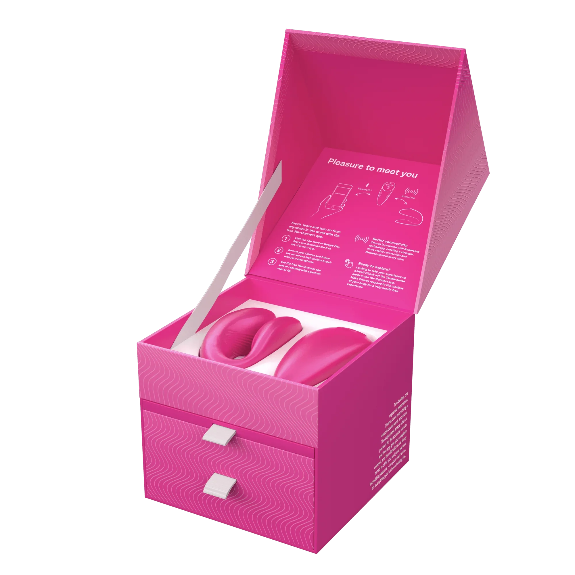 We-Vibe Chorus Rechargeable Couples Vibrator with Squeeze Control - Buy At Luxury Toy X - Free 3-Day Shipping