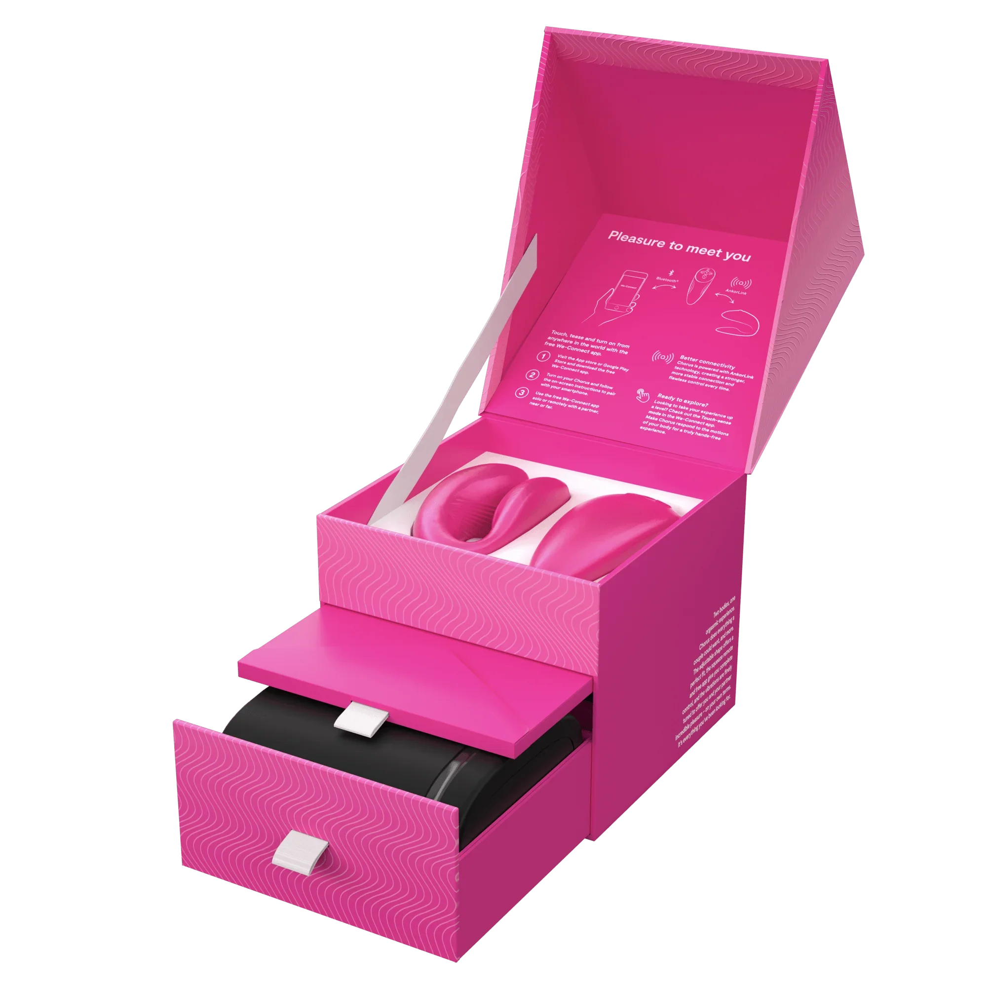 We-Vibe Chorus Rechargeable Couples Vibrator with Squeeze Control - Buy At Luxury Toy X - Free 3-Day Shipping