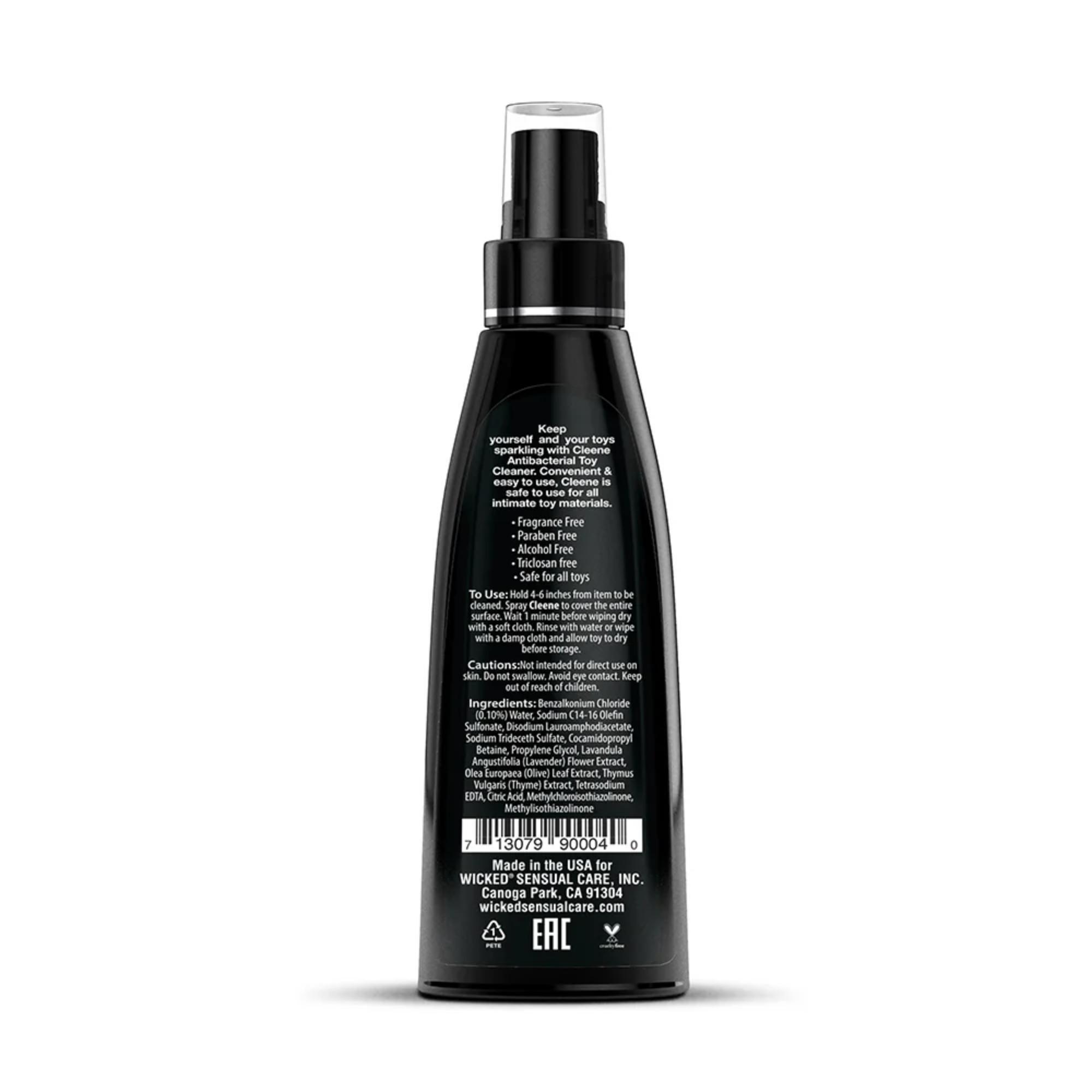Wicked Cleene Antibacterial Toy Cleaner 4 oz. - Buy At Luxury Toy X - Free 3-Day Shipping