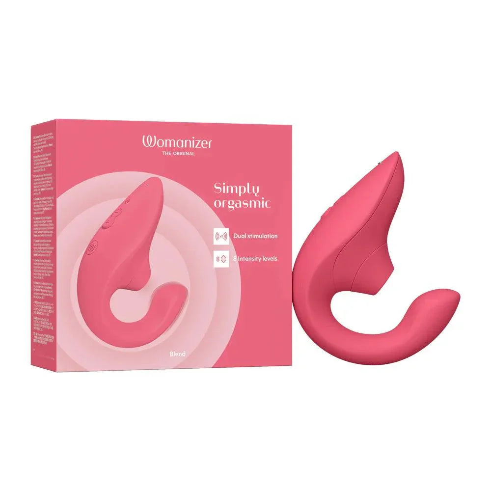 Womanizer Blend Rechargeable Silicone Vibrator with Clitoral Stimulator - Buy At Luxury Toy X - Free 3-Day Shipping
