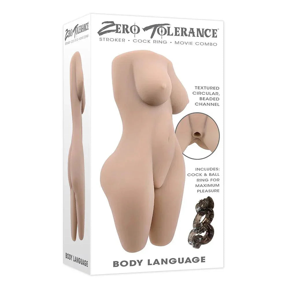 Zero Tolerance Body Language Stroker TPE Zero Tolerance Body Language Stroker TPE